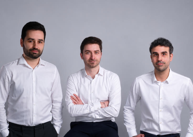 The three founders of HELX